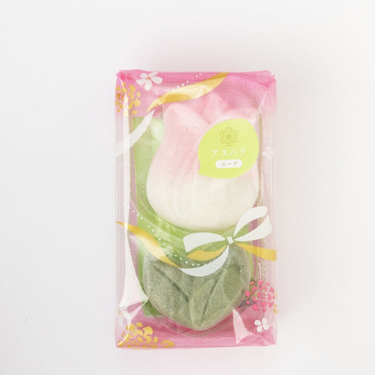 【花一会】乾燥湯品最中丨花一りん最中丨蘆筍濃湯(粉紅鬱金香)