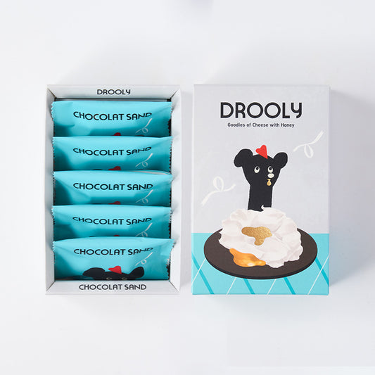 【Drooly】Mascarpone 朱古力蜂蜜夾心沙布列丨5個入丨IROIRO Select Shop