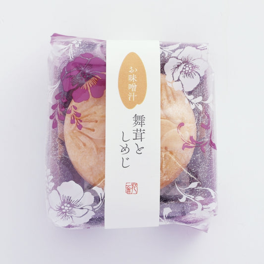 【花一会】乾燥湯品最中丨花椀最中・味噌湯丨舞菇與鴻喜菇(白味噌)