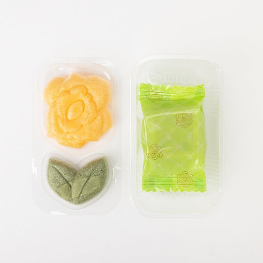 【花一会】乾燥湯品最中丨花一りん最中丨芋頭與秋葵味噌湯(橙玫瑰)