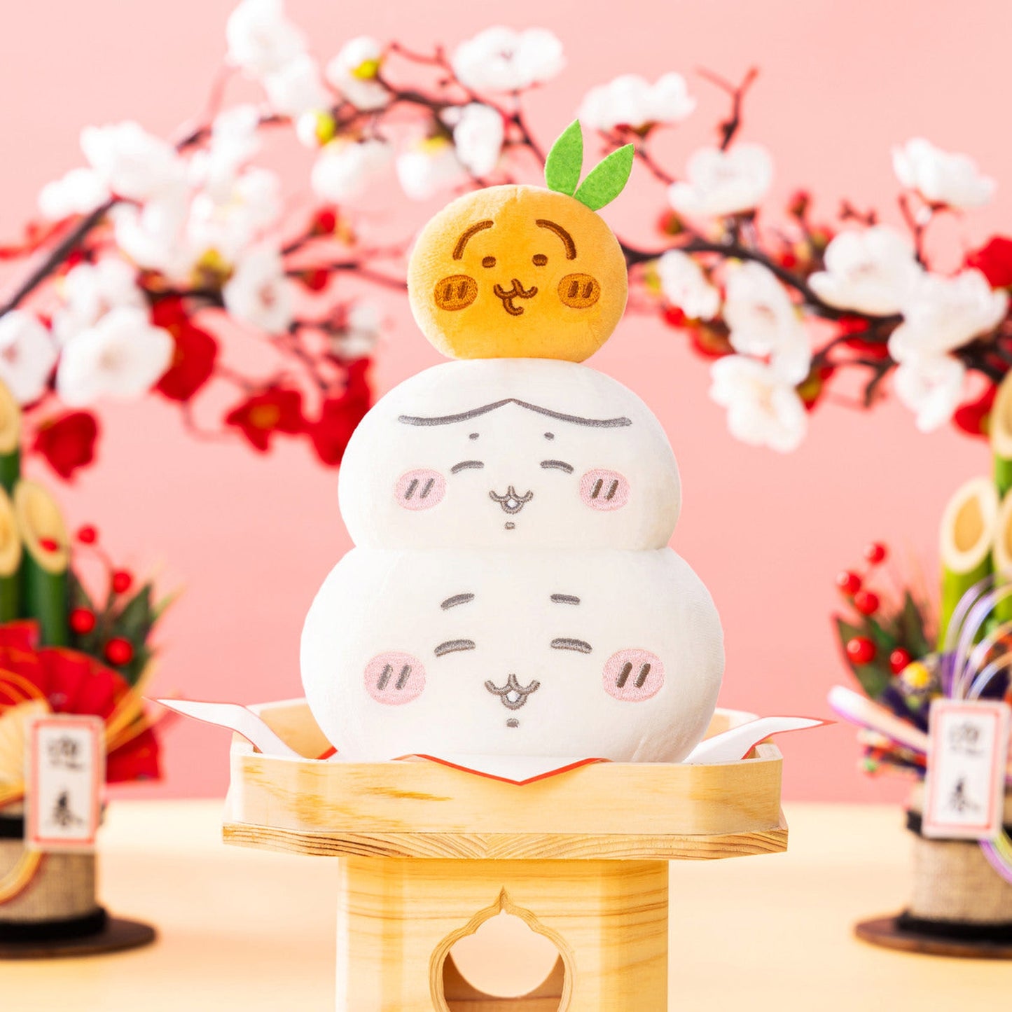 【Chiikawa】奧德鏡餅 公仔