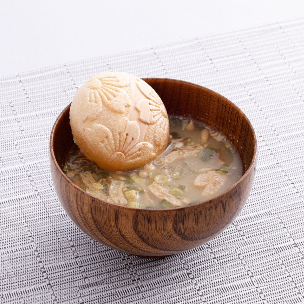 【花一会】乾燥湯品最中丨花椀最中・味噌湯丨舞菇與鴻喜菇(白味噌)