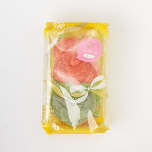 【花一会】乾燥湯品最中丨花一りん最中丨粟米濃湯(紅玫瑰)