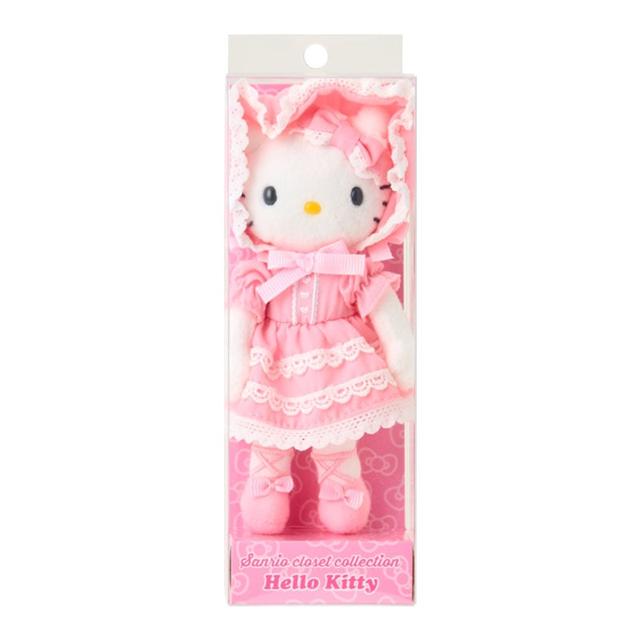 【Sanrio】鎖匙扣丨長腿Hello Kitty丨粉紅蘿莉裝扮丨Sanrio Closet 系列