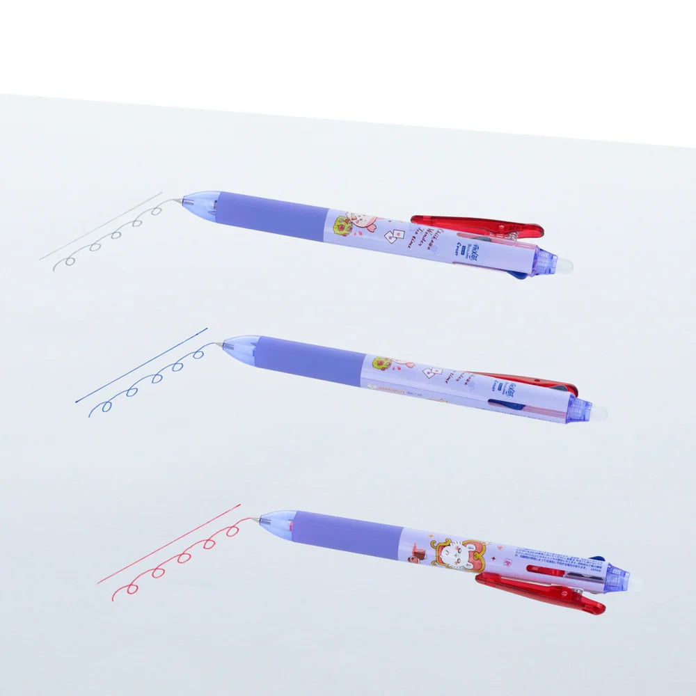 【chiikawa × PILOT】 日本製3色擦擦原子筆丨飛鼠/ 古本屋