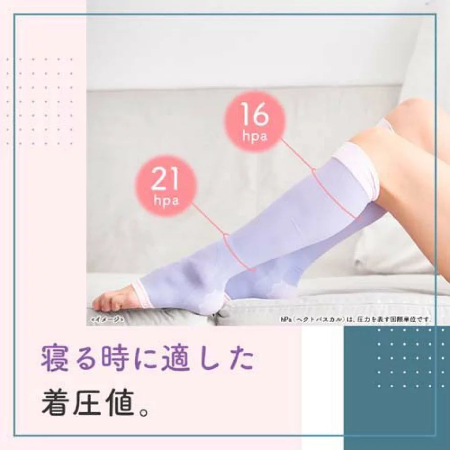 【MediQtto】睡眠專用著壓襪丨短筒丨商品圖4丨IroIro Select Shop