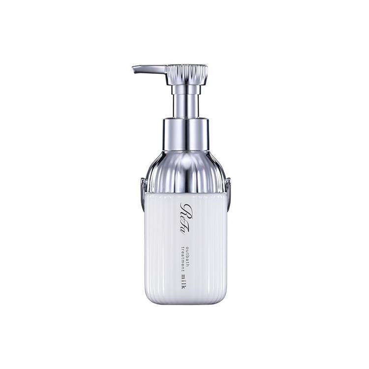 ReFa 牛奶蛋白免沖洗護髮精華商品圖片,銀白瓶身設計,日系高效修護精華