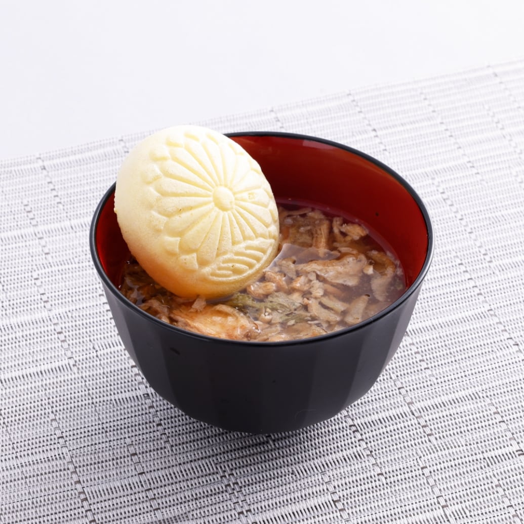 【花一会】乾燥湯品最中丨花椀最中・味噌湯丨吻仔魚與白菜(白味噌)