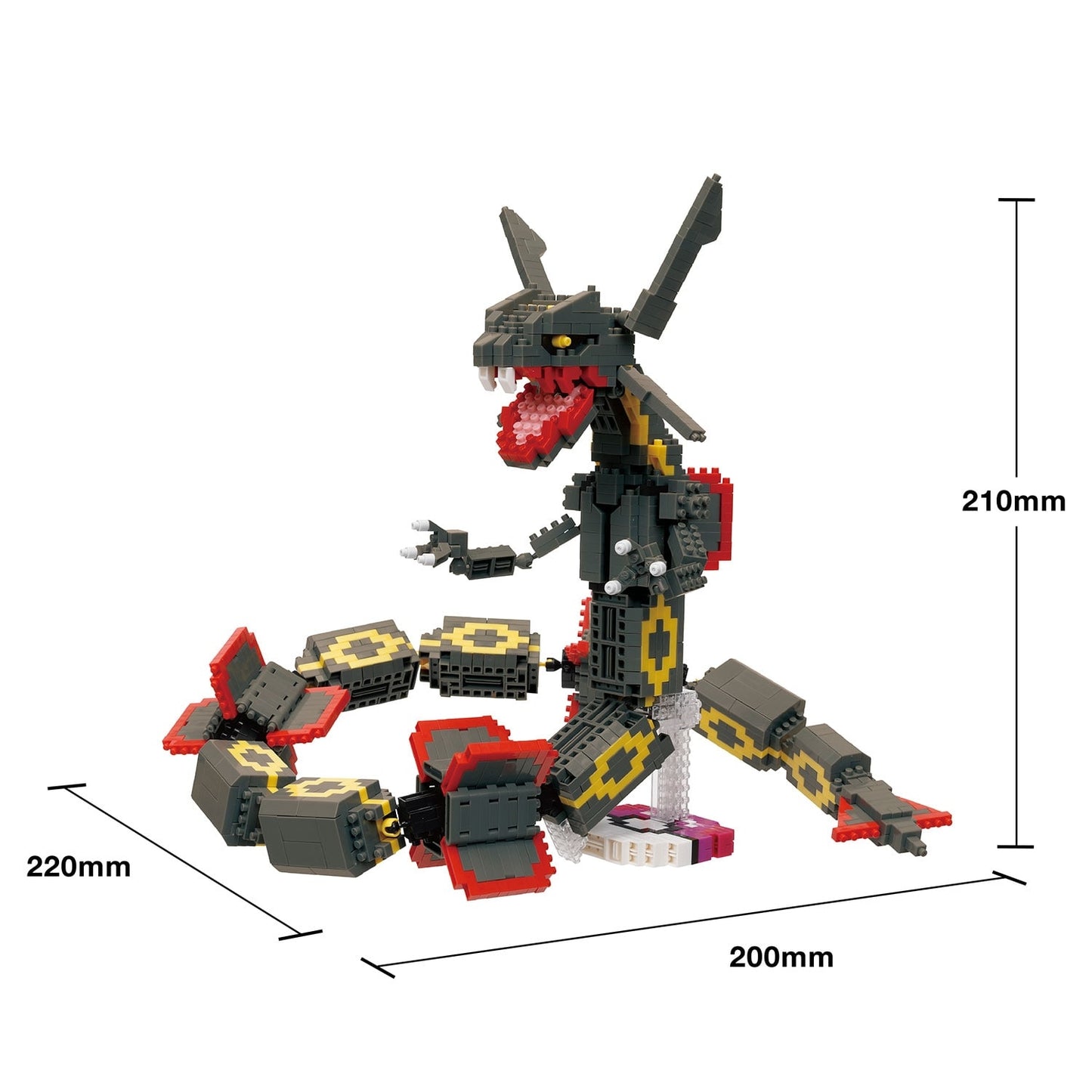 【Nanoblock】黑色烈空坐 Extreme DX NBPM_104