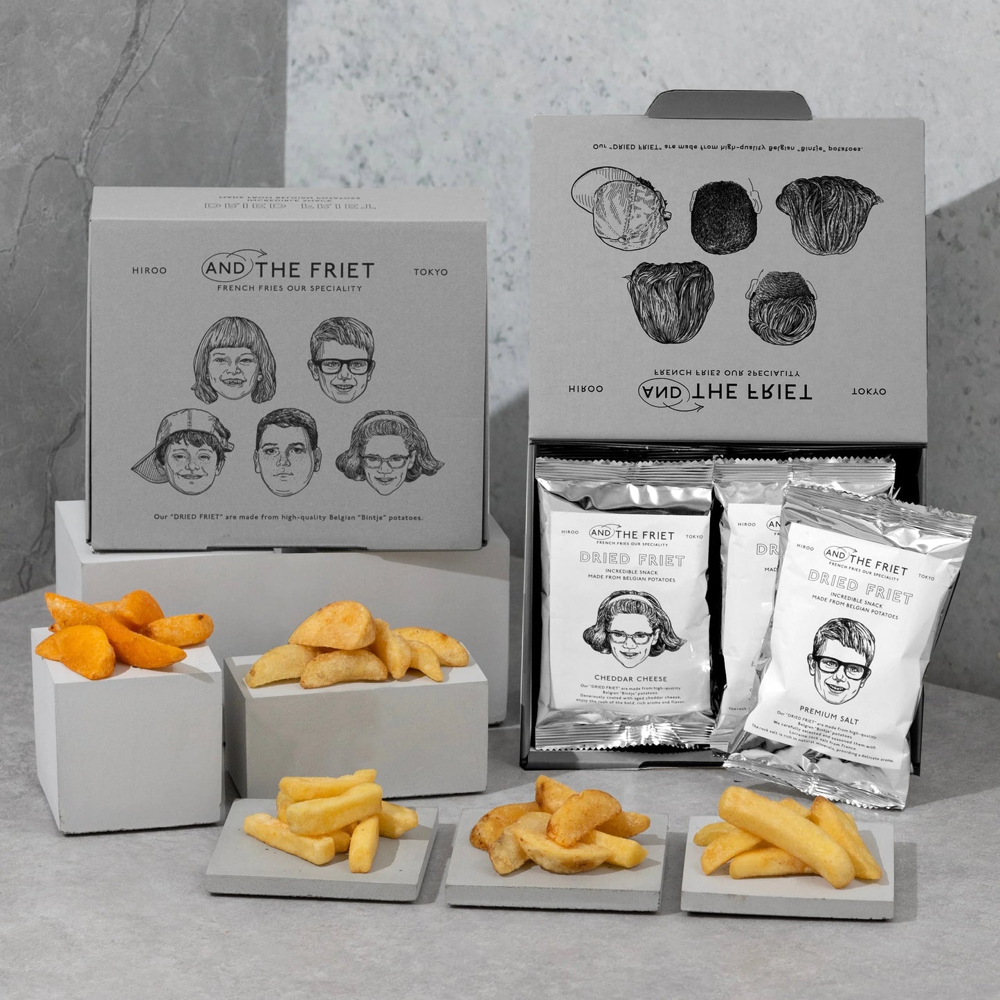 【AND THE FRIET】薯條禮盒|MINI 5入裝