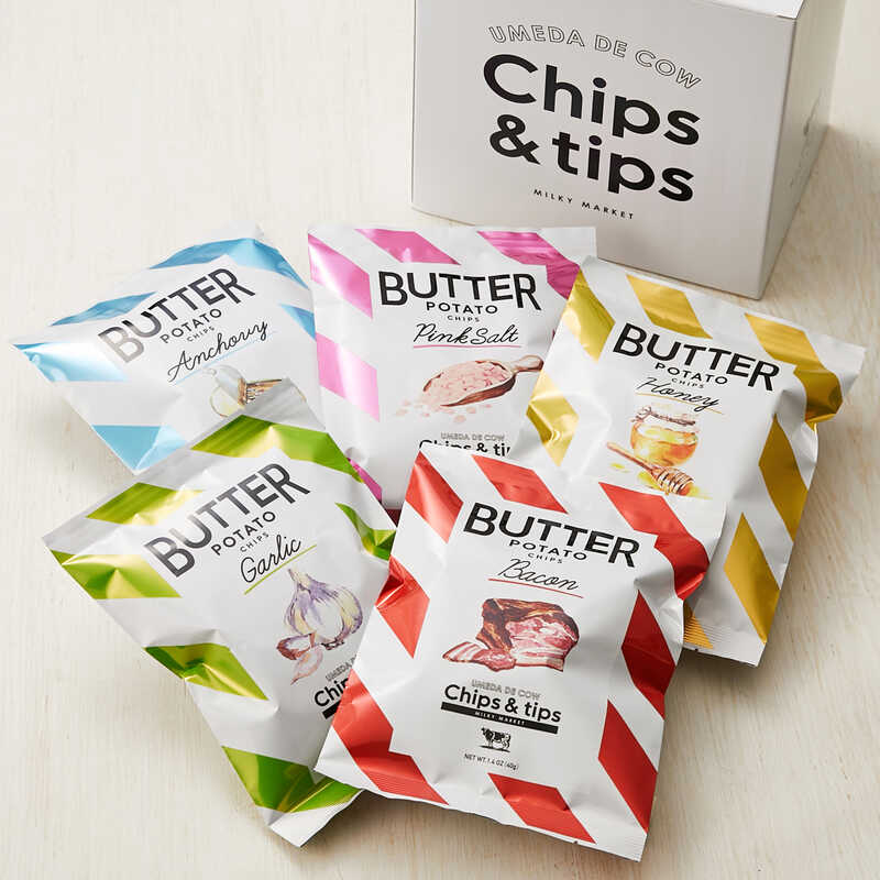 【Chips & Tips】牛油薯片禮盒丨5袋入