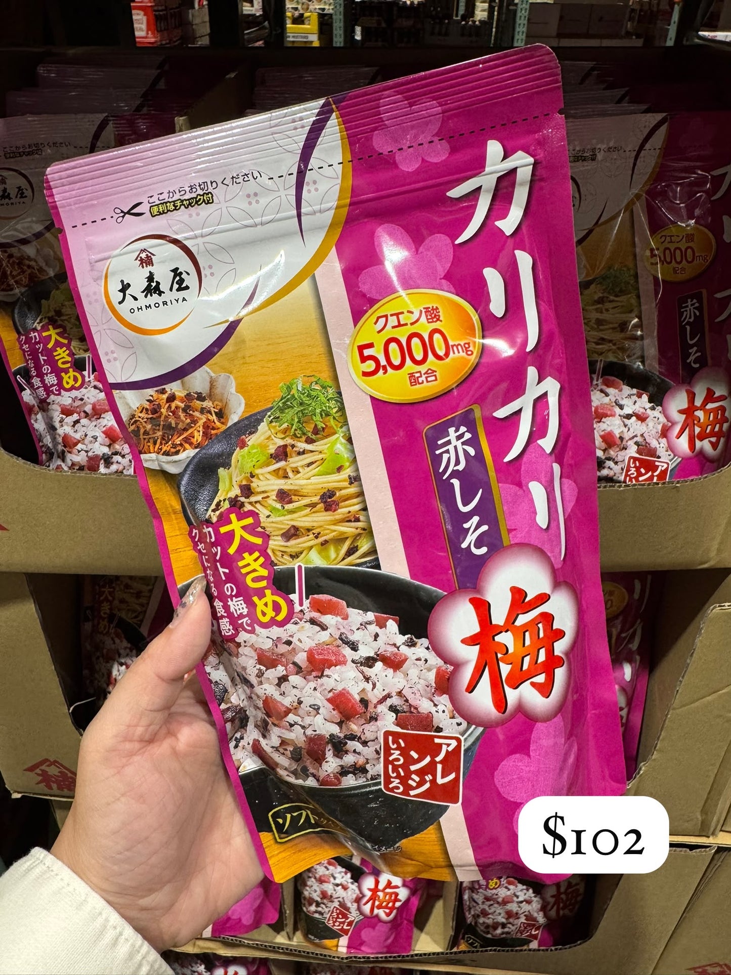 【大森屋】紫蘇粒粒脆梅調味料 400g