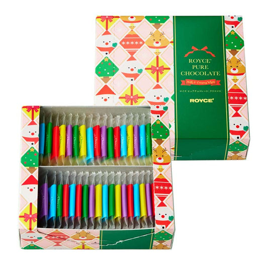 【ROYCE'】聖誕純朱古力禮盒丨40枚入