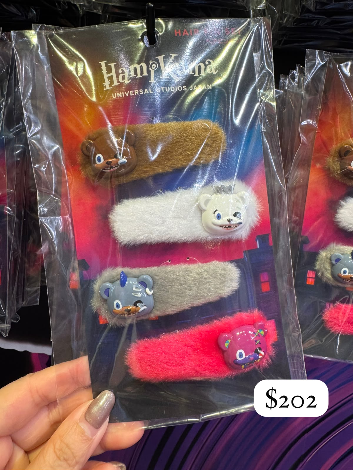 恐怖熊 Hami Kuma 髮夾套裝