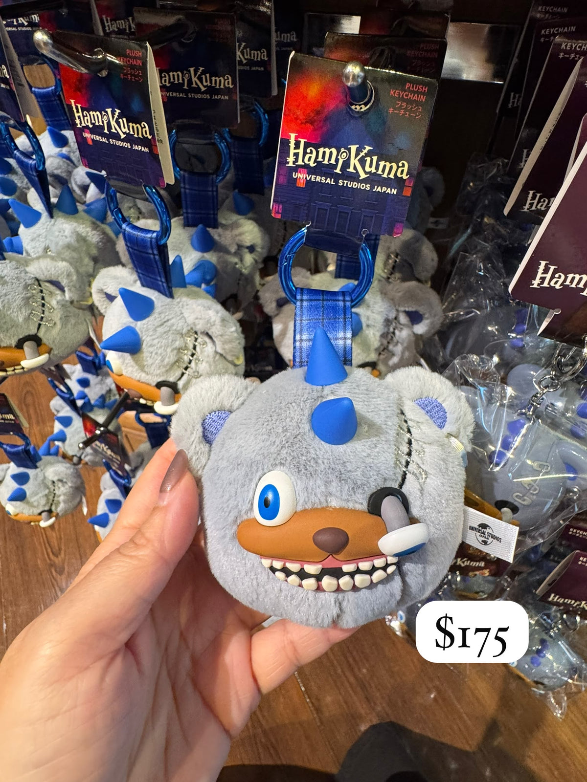 恐怖熊 Hami Kuma Punk 公仔掛飾