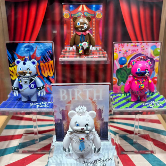 【USJ 日本環球影城】恐怖熊丨HAMI-KUMA 立牌鑰匙圈套裝(盲盒)