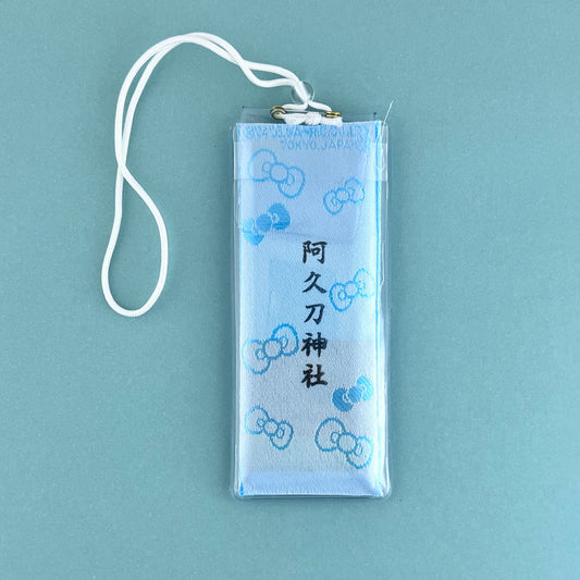 【大阪阿久刀神社】Sanrio 交通安全御守丨Hello Kitty (藍色)