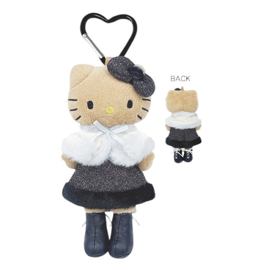 【Sanrio】鎖匙扣丨Hello Kitty丨長腿Hello Kitty丨Style Up系列丨黑色裙白色斗篷款