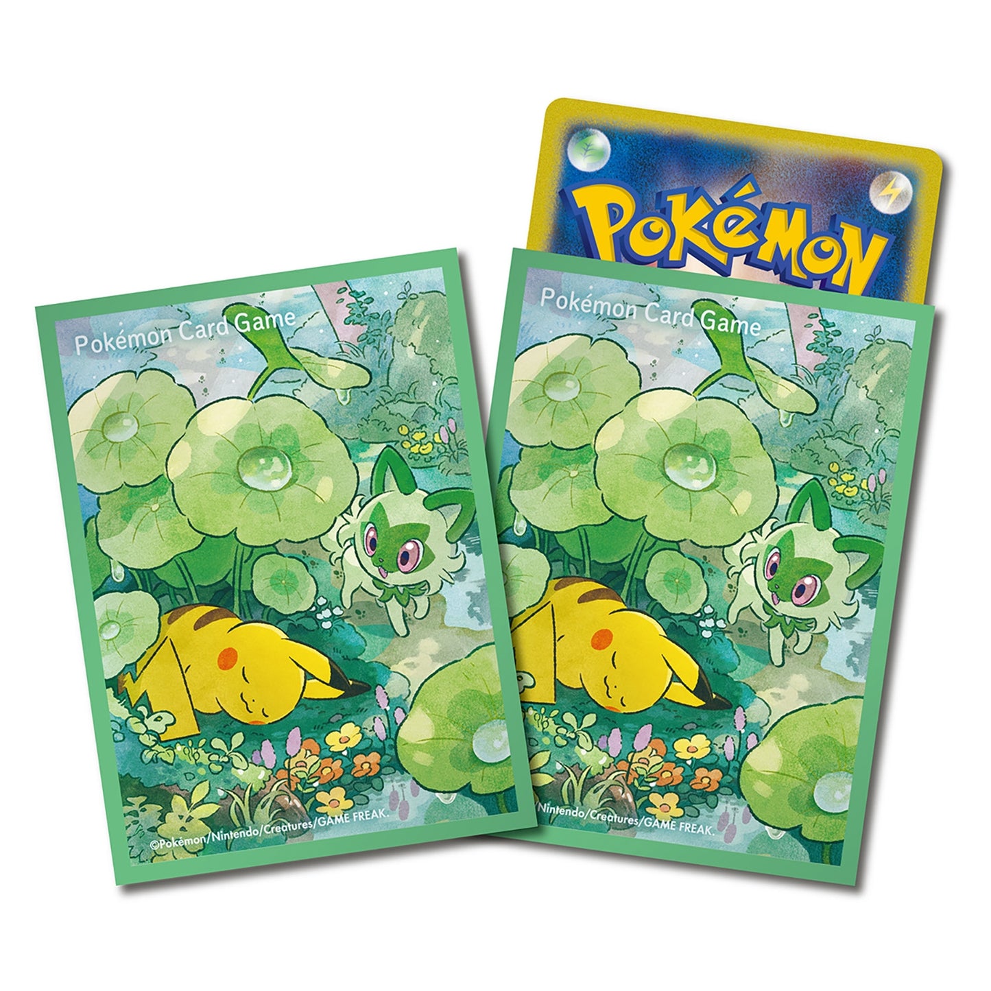 Pokemon TCG 比卡超新葉喵 卡套
