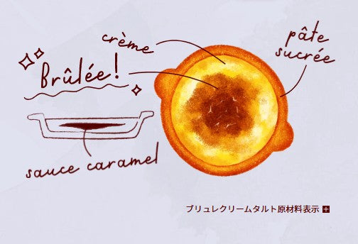 焦糖布蕾奶油塔 Brulee Creamy Tart 炙燒表面展示