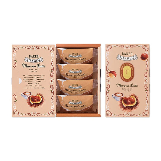 【C3】焼きティラミス丨栗子拿鐵風味烤製tiramisu(4個入)丨季節限定