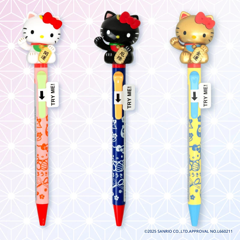 【Sanrio】日本製 Hello Kitty 招財貓原子筆