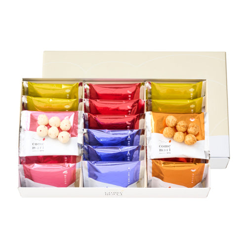 【Come Mari】日式脆米波波雜錦盒丨18袋入