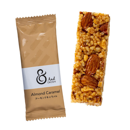 【&OKOSHI】 杏仁焦糖米菓| 日本手工傳統米通