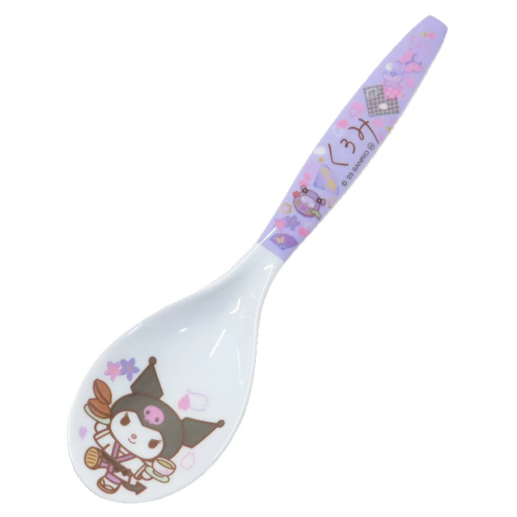 sanrio 酷洛米 kuromi 紫色陶瓷湯匙