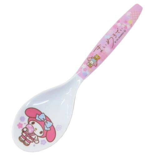 sanrio my melody 和風陶瓷湯匙 粉紅款