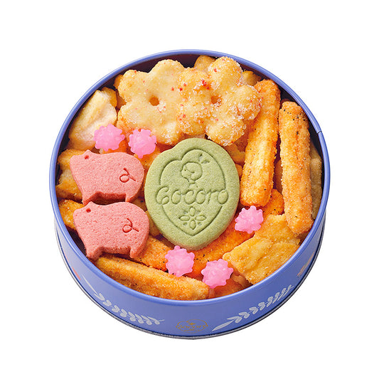 【Agemochi Cocoro】 日本罐裝燒米菓(紫色櫻桃)