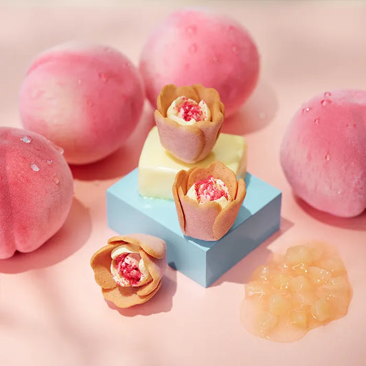 【TOKYO Tulip Rose】白桃忌廉鬱金香貓舌餅丨6個入丨夏季限定