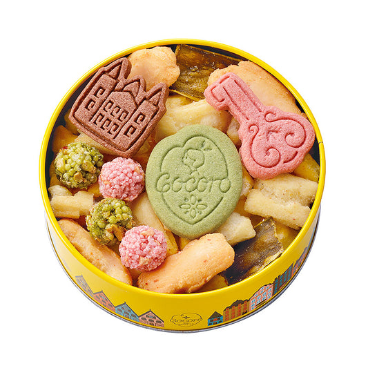 【Agemochi Cocoro】 日本罐裝燒米菓(黃色少女)