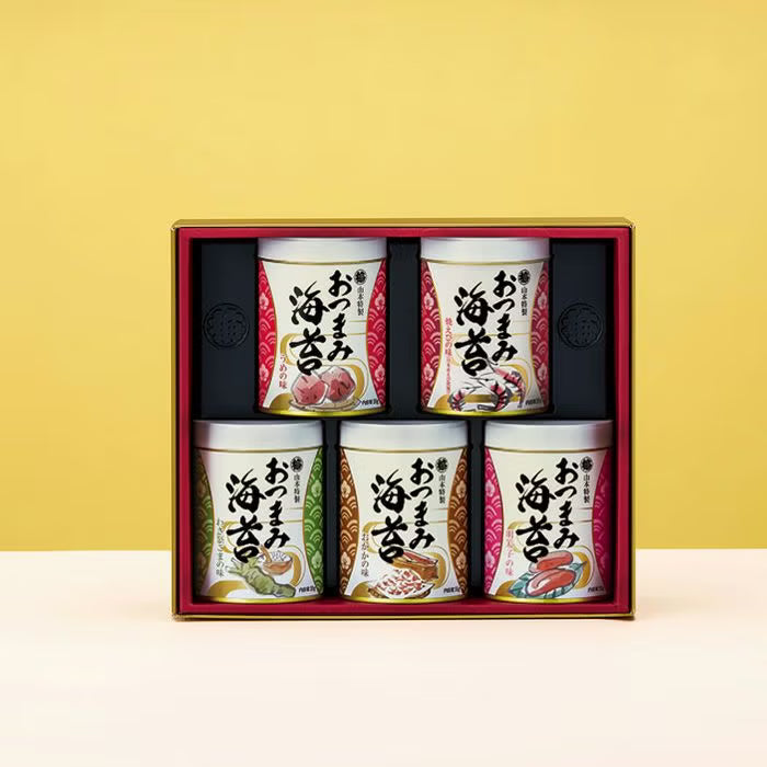 【山本海苔店】おつまみ海苔丨5個入套裝