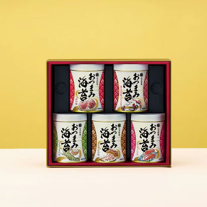 【山本海苔店】おつまみ海苔丨5個入套裝