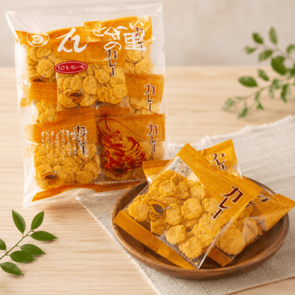 【蝦仙貝之里】名古屋名物丨小丸蝦餅(咖喱風味)丨220g丨IroIro Select Shop