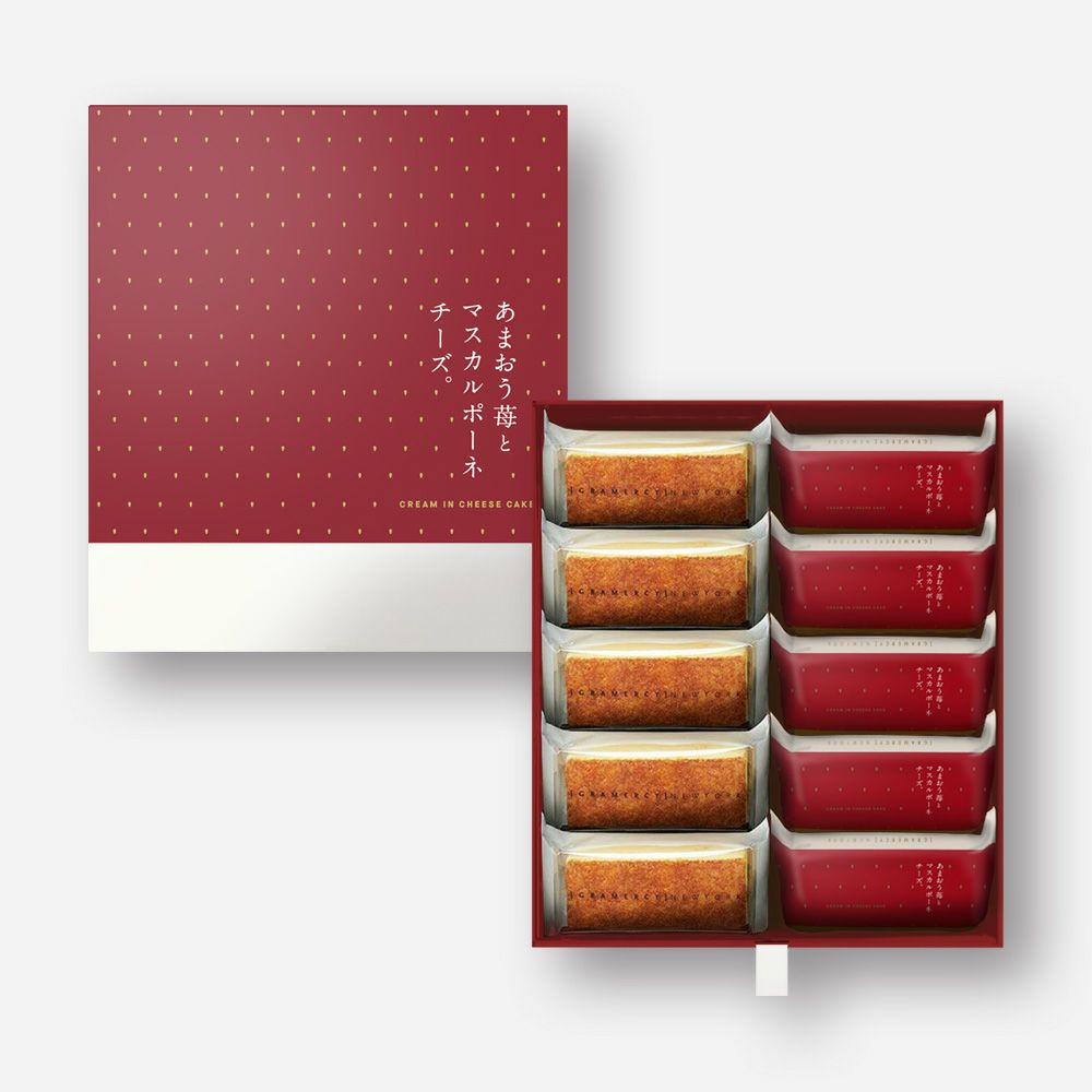 【Gramercy New York】Cream In Cheese Cake 丨Amaou Strawberry丨10個入丨IroIro Select Shop