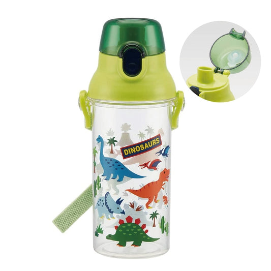 【SKATER】日本製丨dinosaurs (透明版) 水樽丨480ml