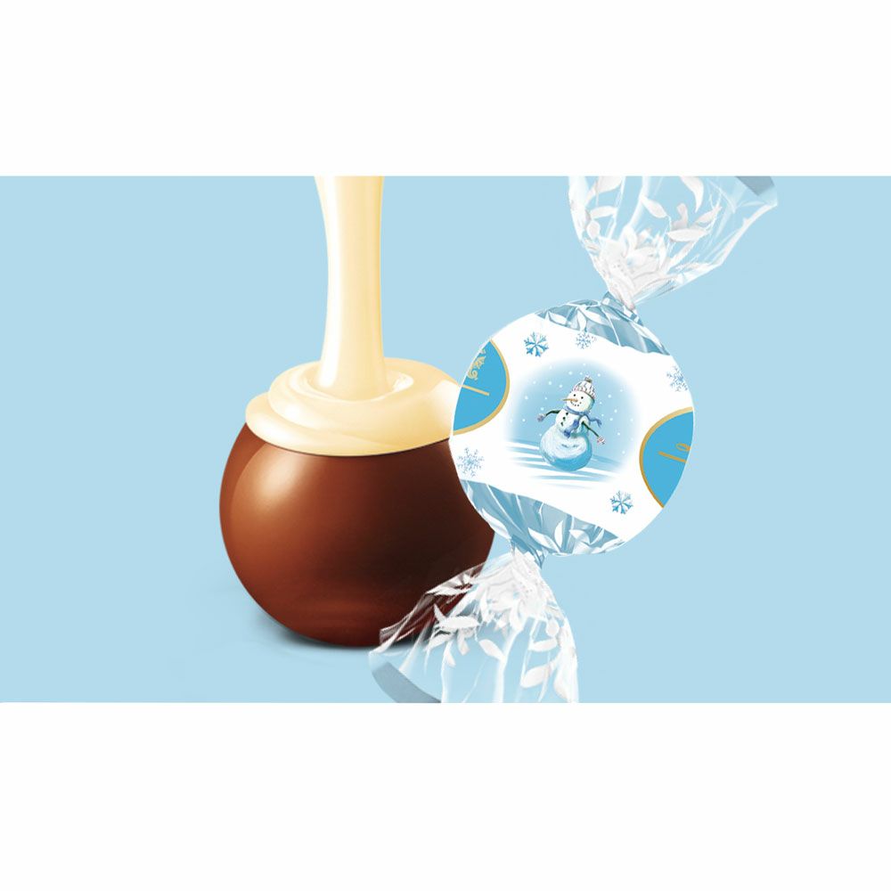 【Lindt】LINDOR 朱古力丨白朱古力雪人丨聖誕限定