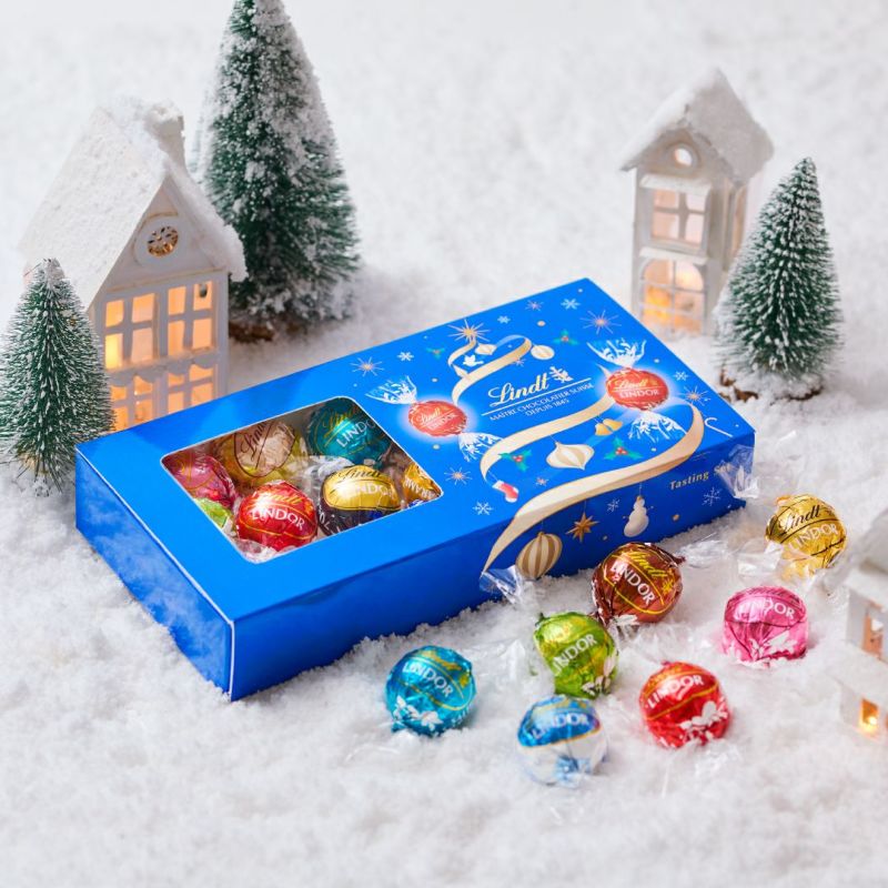 【Lindt】LINDOR 雜錦朱古力禮盒丨16個入丨聖誕限定