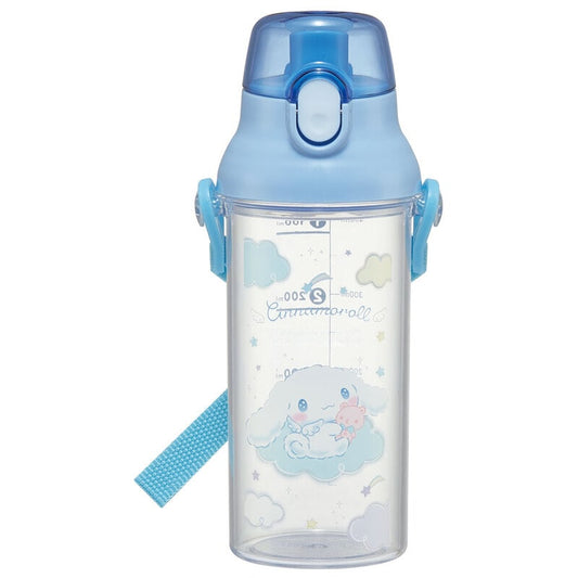 【SKATER】日本製丨Cinnamoroll (透明版) 水樽丨480ml
