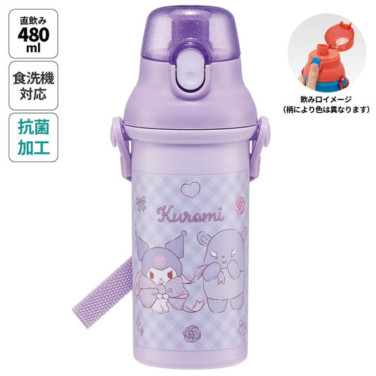 【SKATER】日本製丨Kuromi水樽丨480ml
