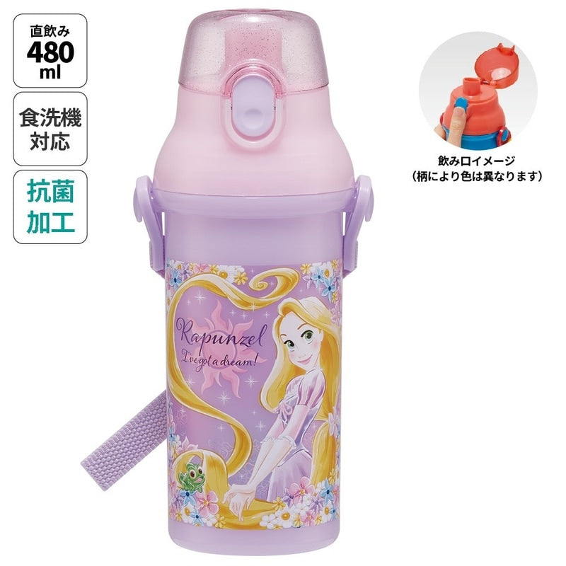 【SKATER】日本製丨迪士尼魔髮奇緣水樽丨480ml