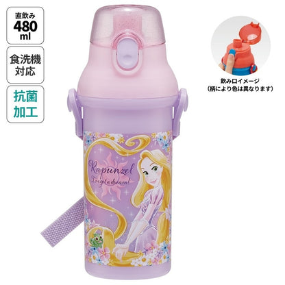 【SKATER】日本製丨迪士尼魔髮奇緣水樽丨480ml