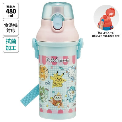 【SKATER】日本製丨Pokemon水樽丨480ml