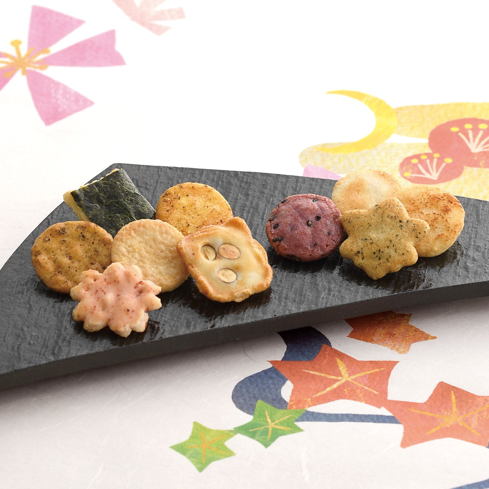 【小倉山莊】カルタ百人一首 雜錦米菓禮盒