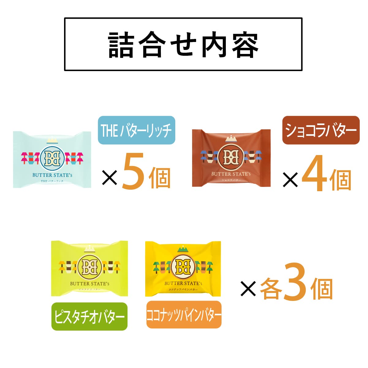 【Butter State's】雜錦牛油酥餅禮盒丨15個入丨夏季限定丨IroIro Select Shop
