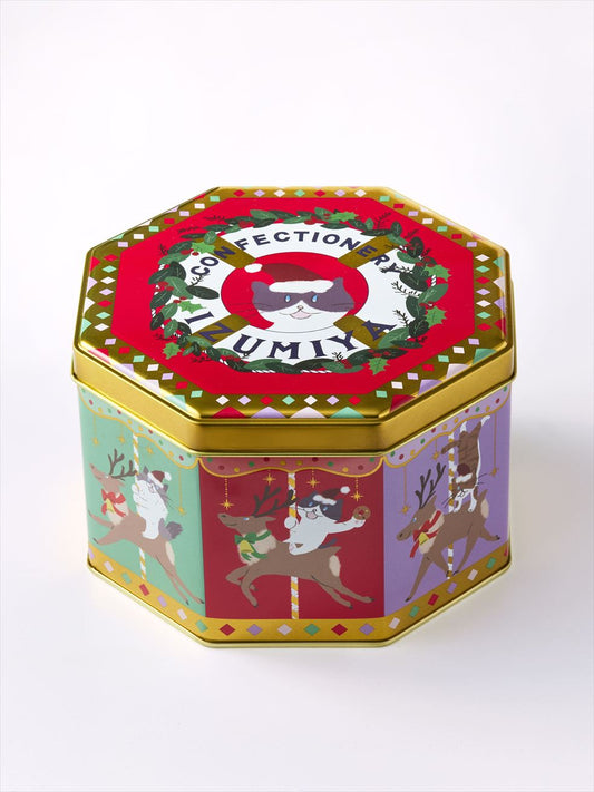 【泉屋 Izumiya】貓咪聖誕曲奇罐丨聖誕限定