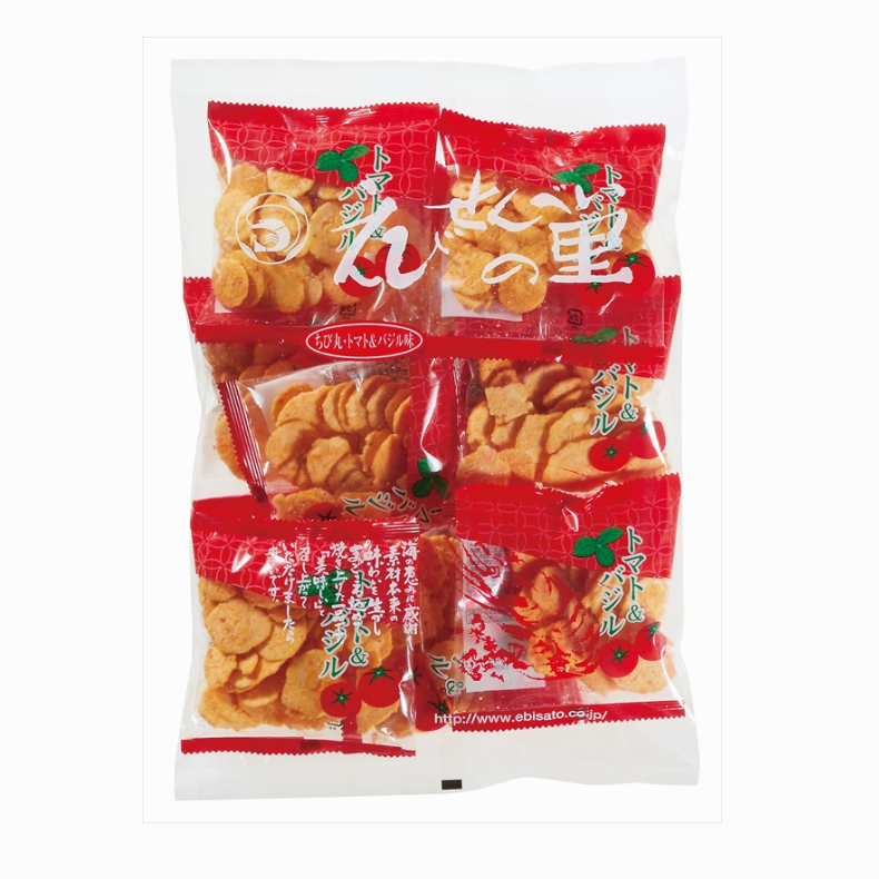 【蝦仙貝之里】名古屋名物丨小丸蝦餅(蕃茄羅勒)丨185g丨IroIro Select Shop