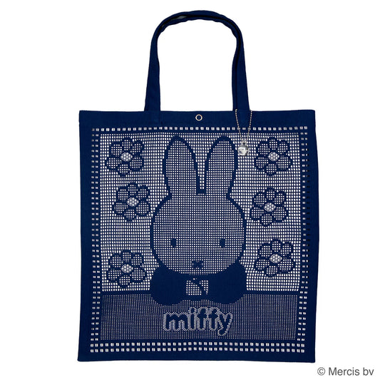 【近沢蕾絲店】Miffy 蕾絲手提袋丨NAVY